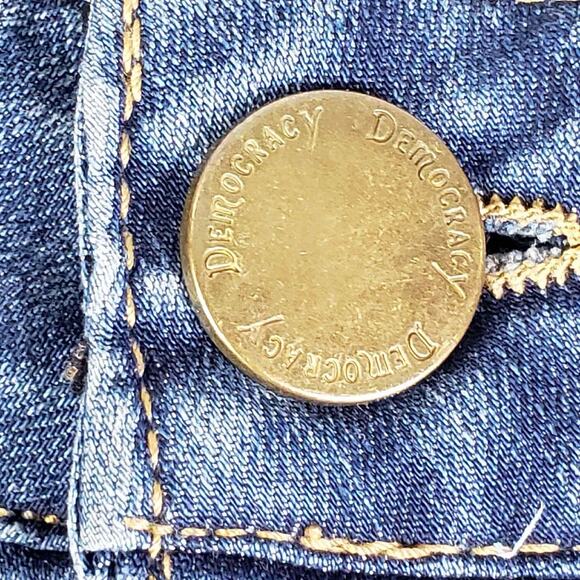 Democracy Jeans Ab Technology Women’s Skinny Size 10 Stretch High Rise - Picture 5 of 10